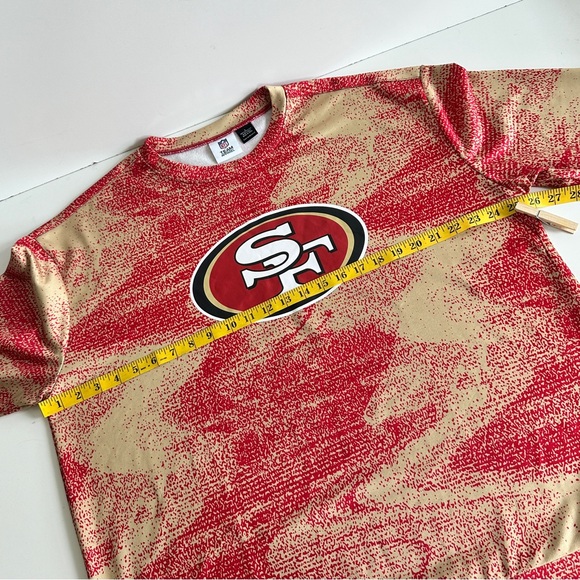 ZUBAZ NFL Apparel MEN'S SAN FRANCISCO 49ERS STATIC CREW NECK SWEATSHIRT L - Picture 12 of 14
